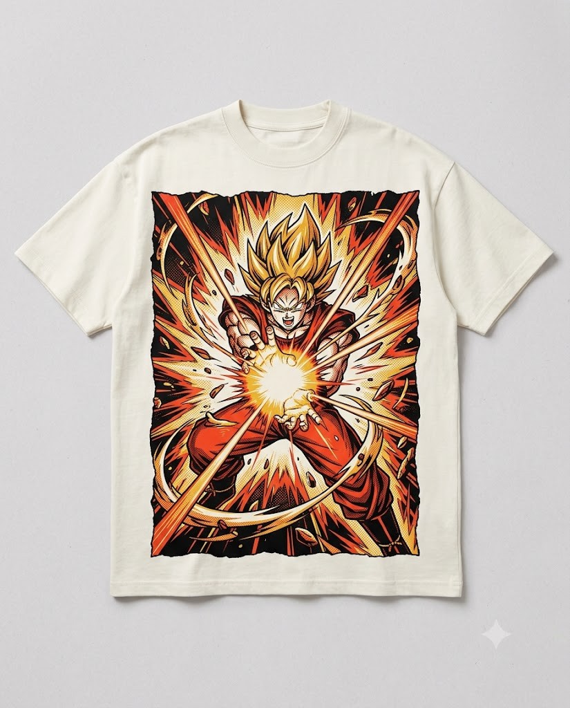 Kamehameha Tee in Bone, front. Nawaweeb Yoko clan